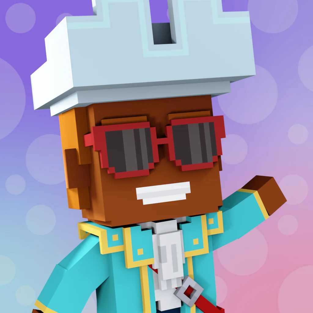 Pirate #6203 voxel render