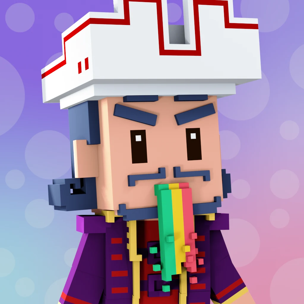 Pirate #6204 voxel render