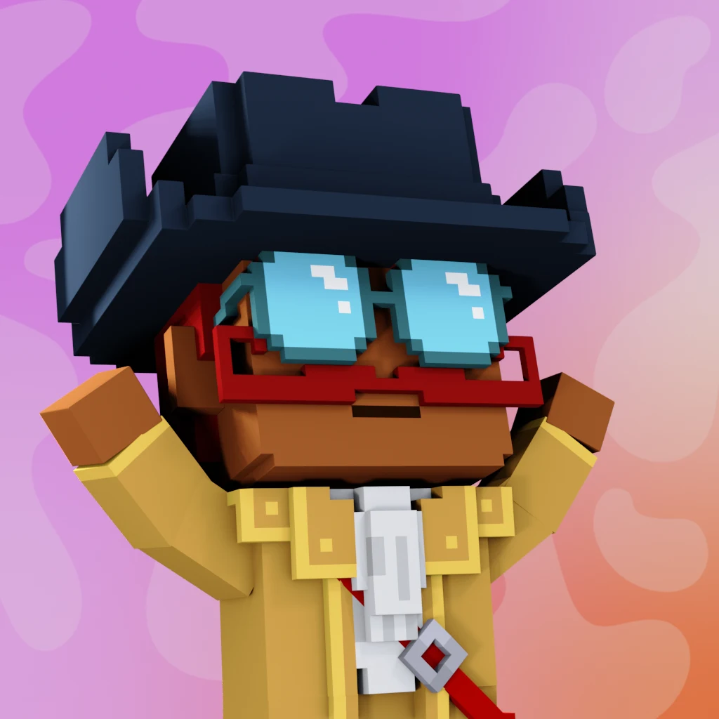 Pirate #6205 voxel render
