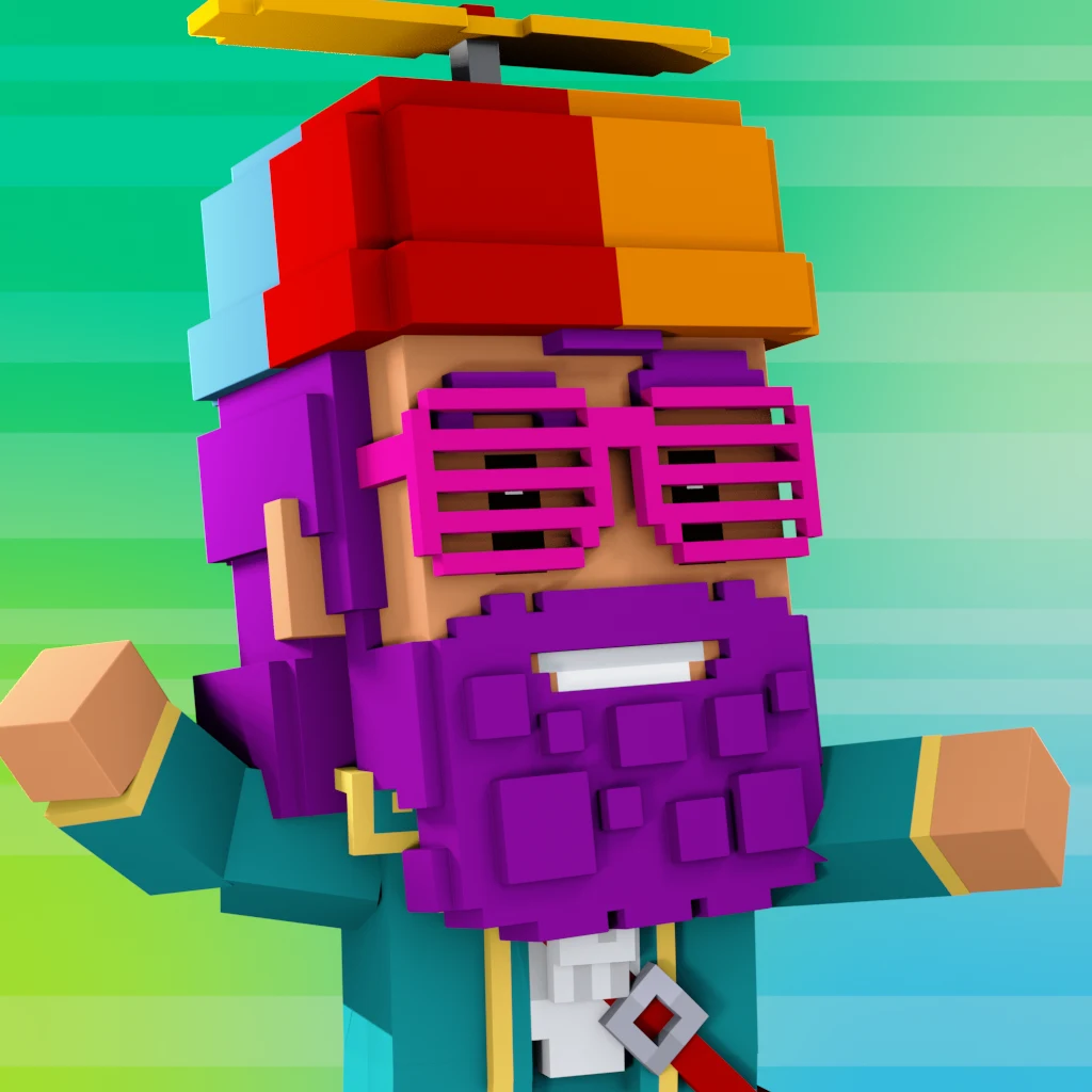 Pirate #6207 voxel render