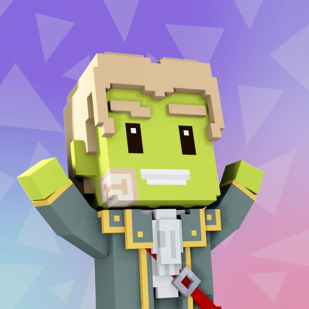 Pirate #6209 voxel render