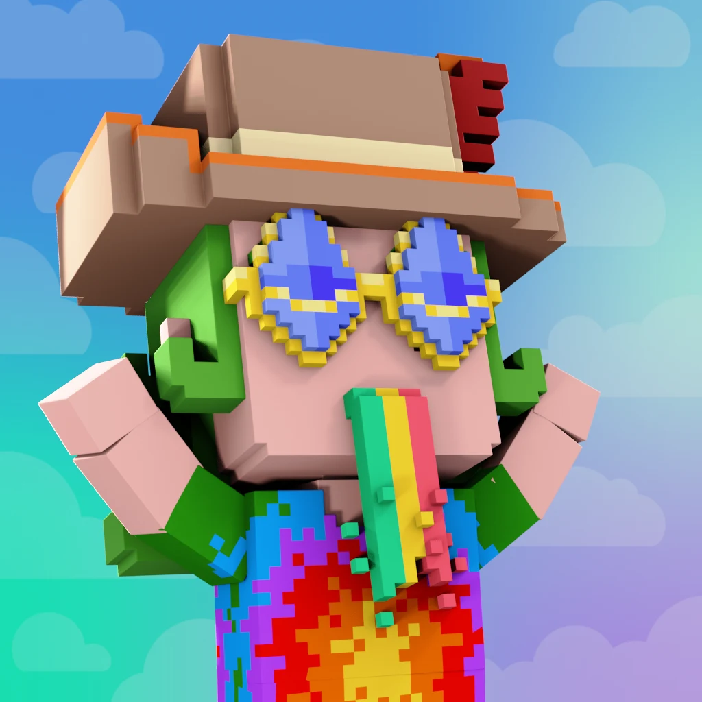 Pirate #621 voxel render