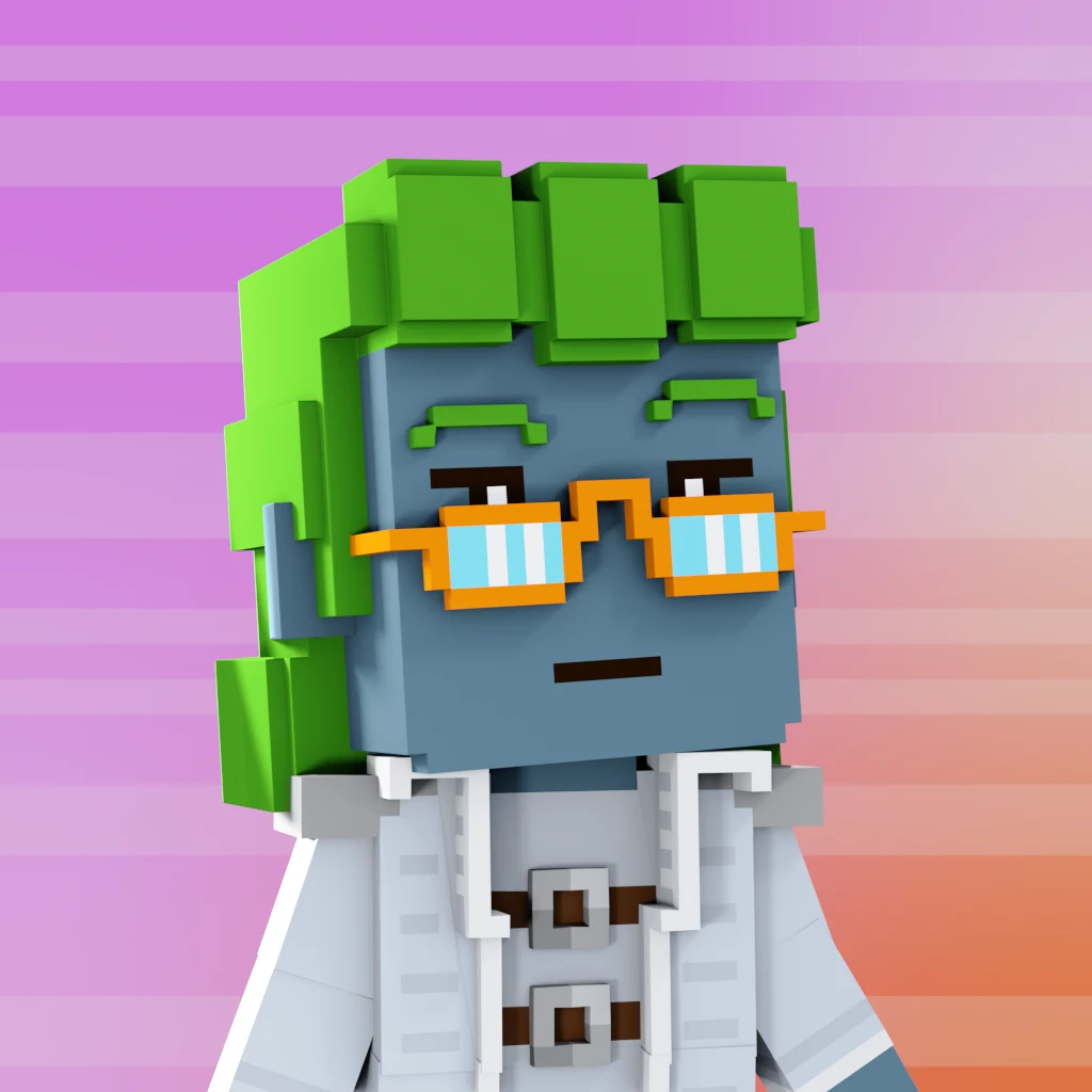 Pirate #6211 voxel render