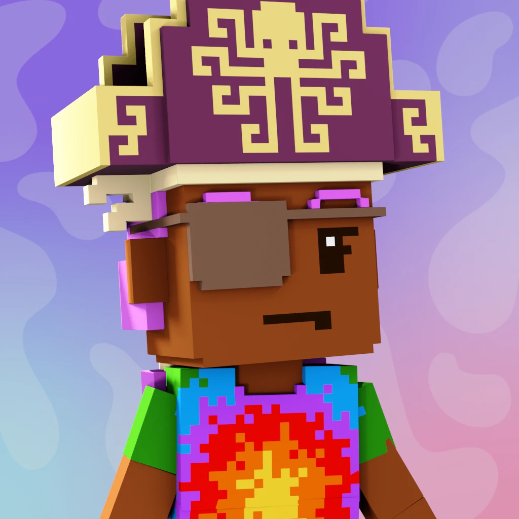 Pirate #6213 voxel render