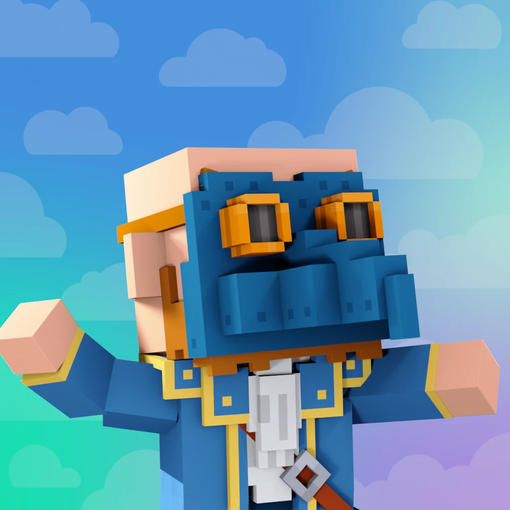 Pirate #6216 voxel render