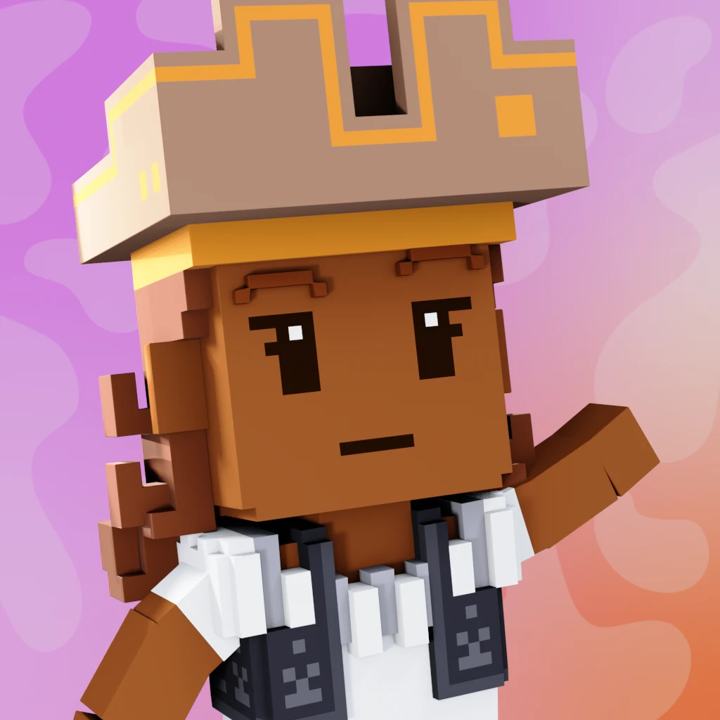 Pirate #6217 voxel render