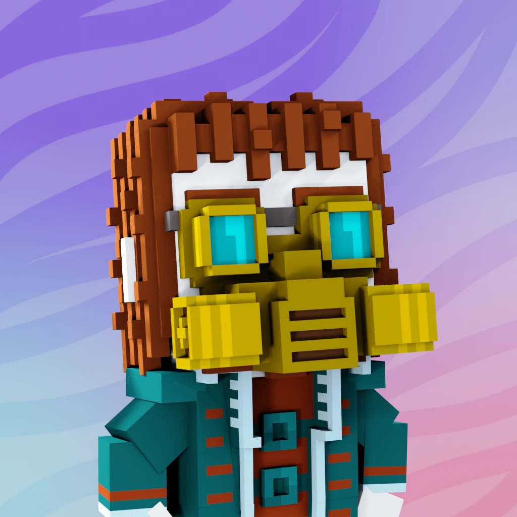 Pirate #6218 voxel render