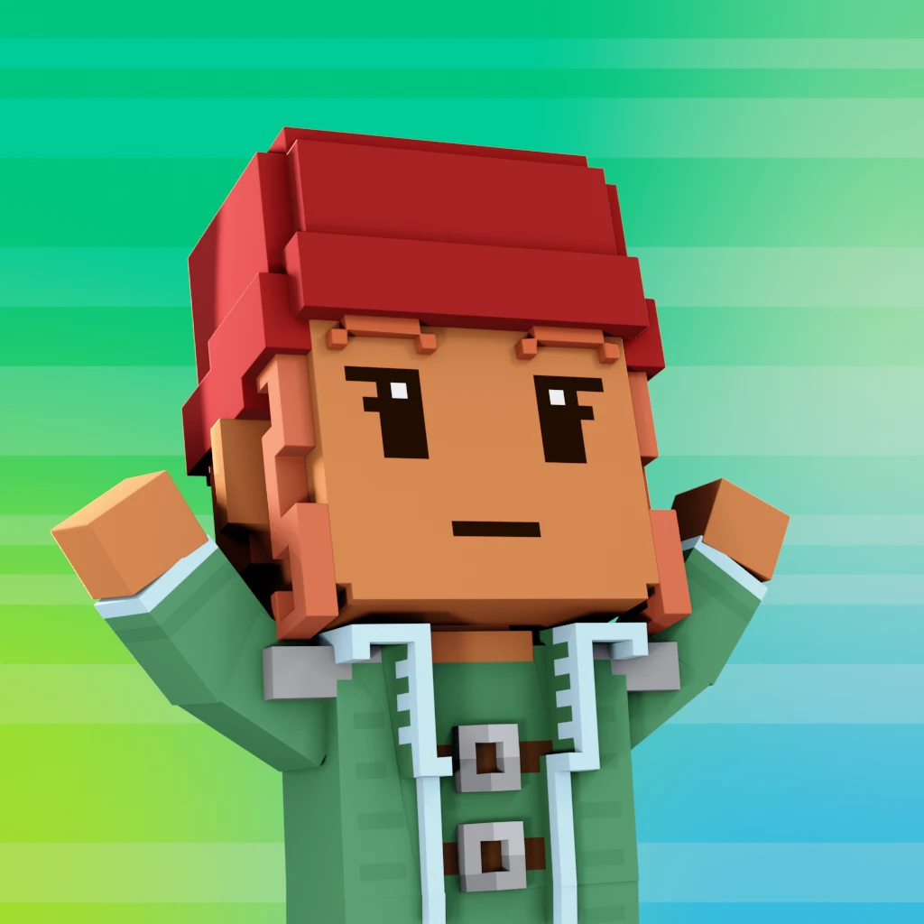 Pirate #622 voxel render