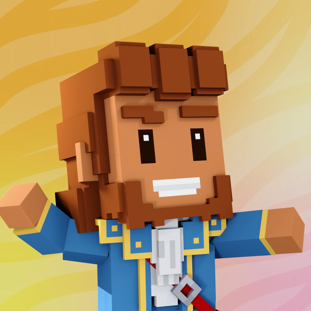 Pirate #6220 voxel render