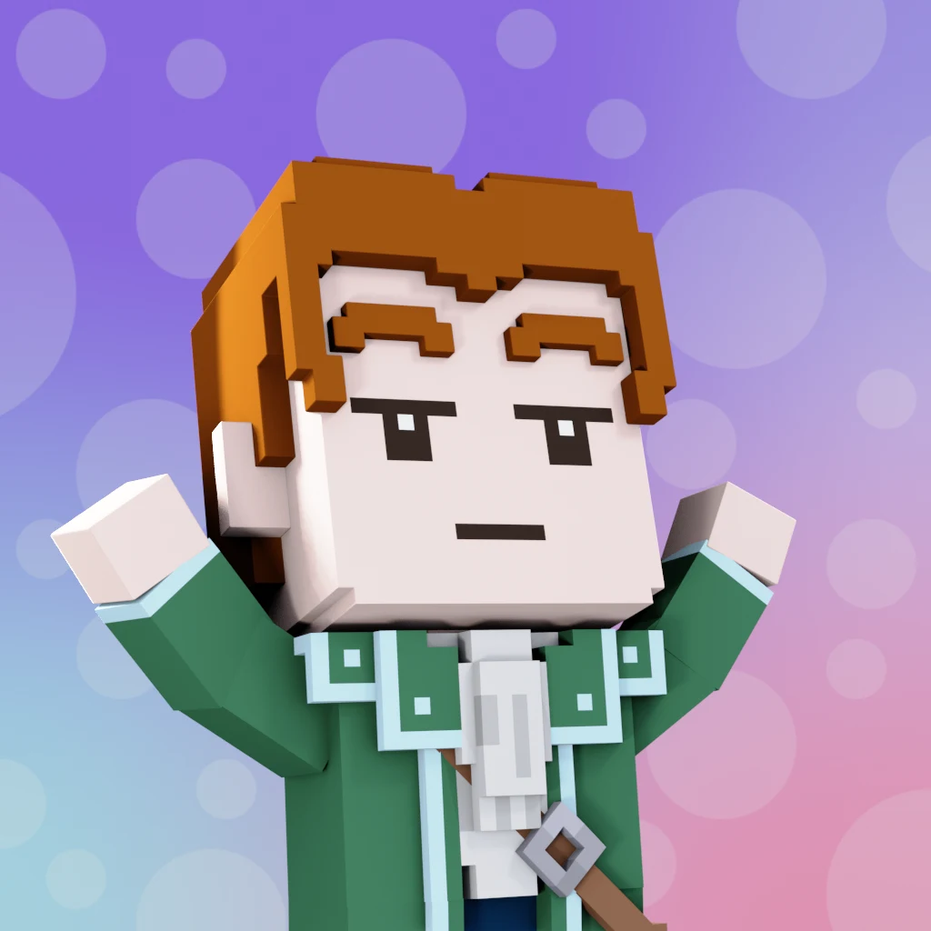 Pirate #6221 voxel render
