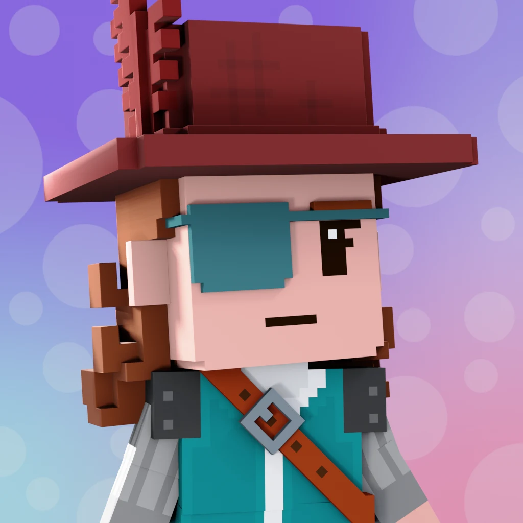 Pirate #6223 voxel render