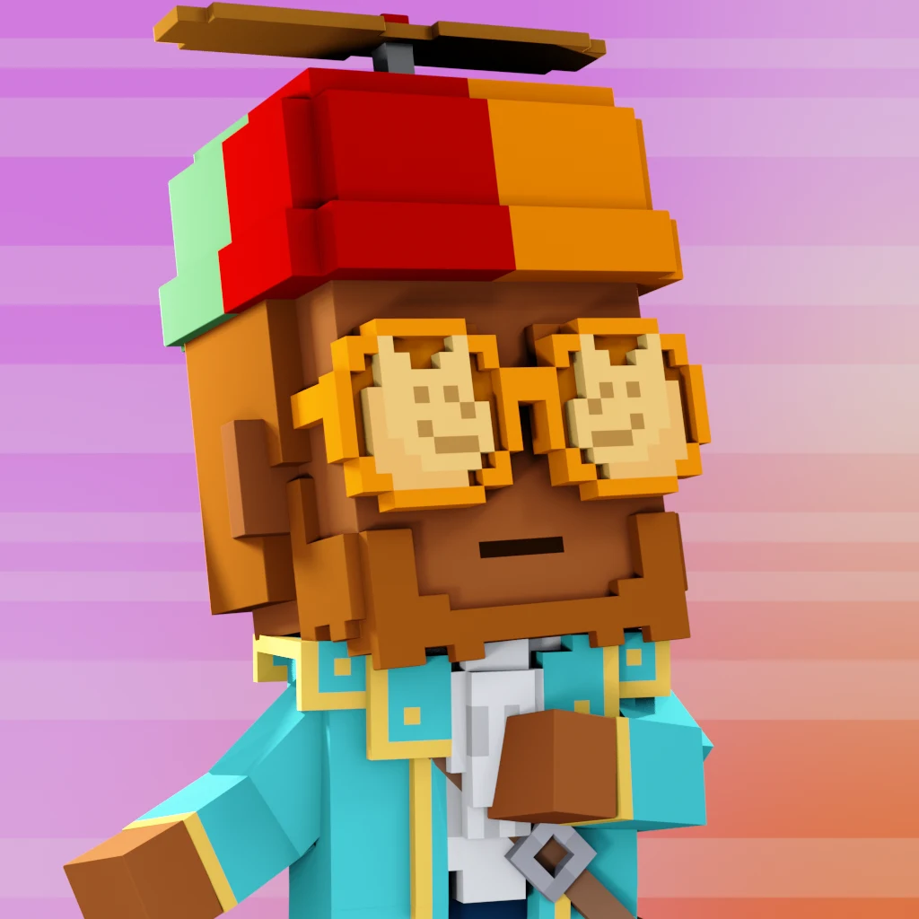 Pirate #6227 voxel render