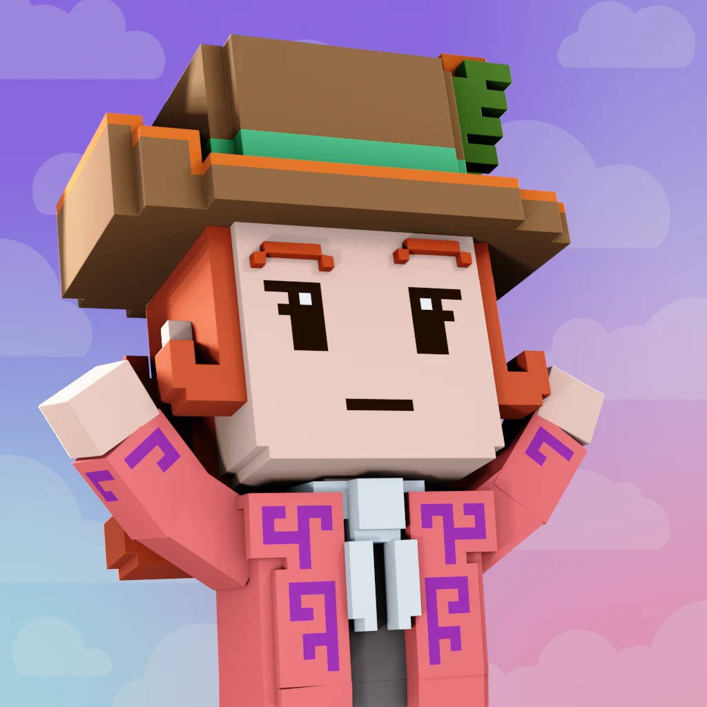 Pirate #6228 voxel render