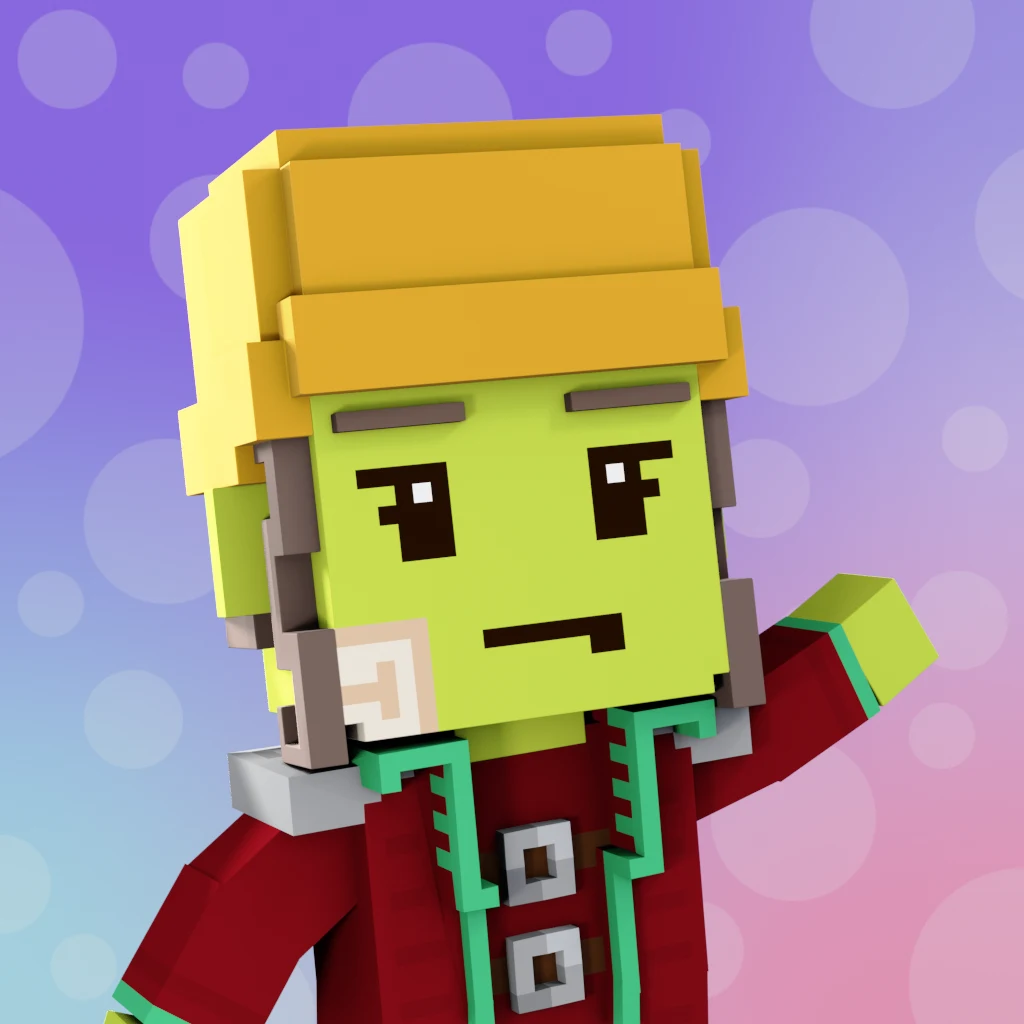 Pirate #6229 voxel render