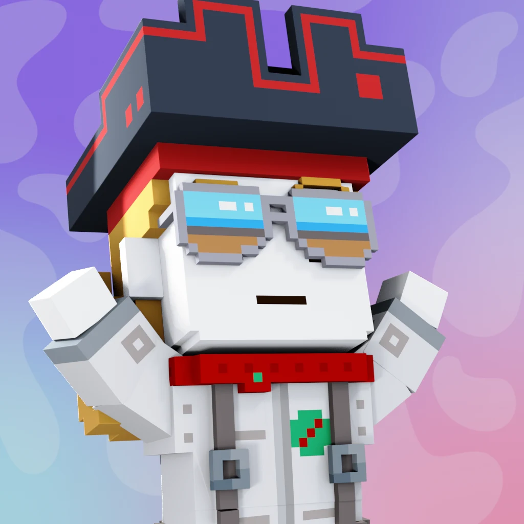 Pirate #6231 voxel render