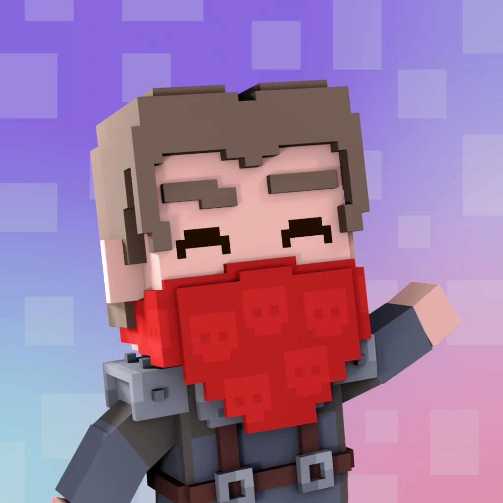 Pirate #6236 voxel render