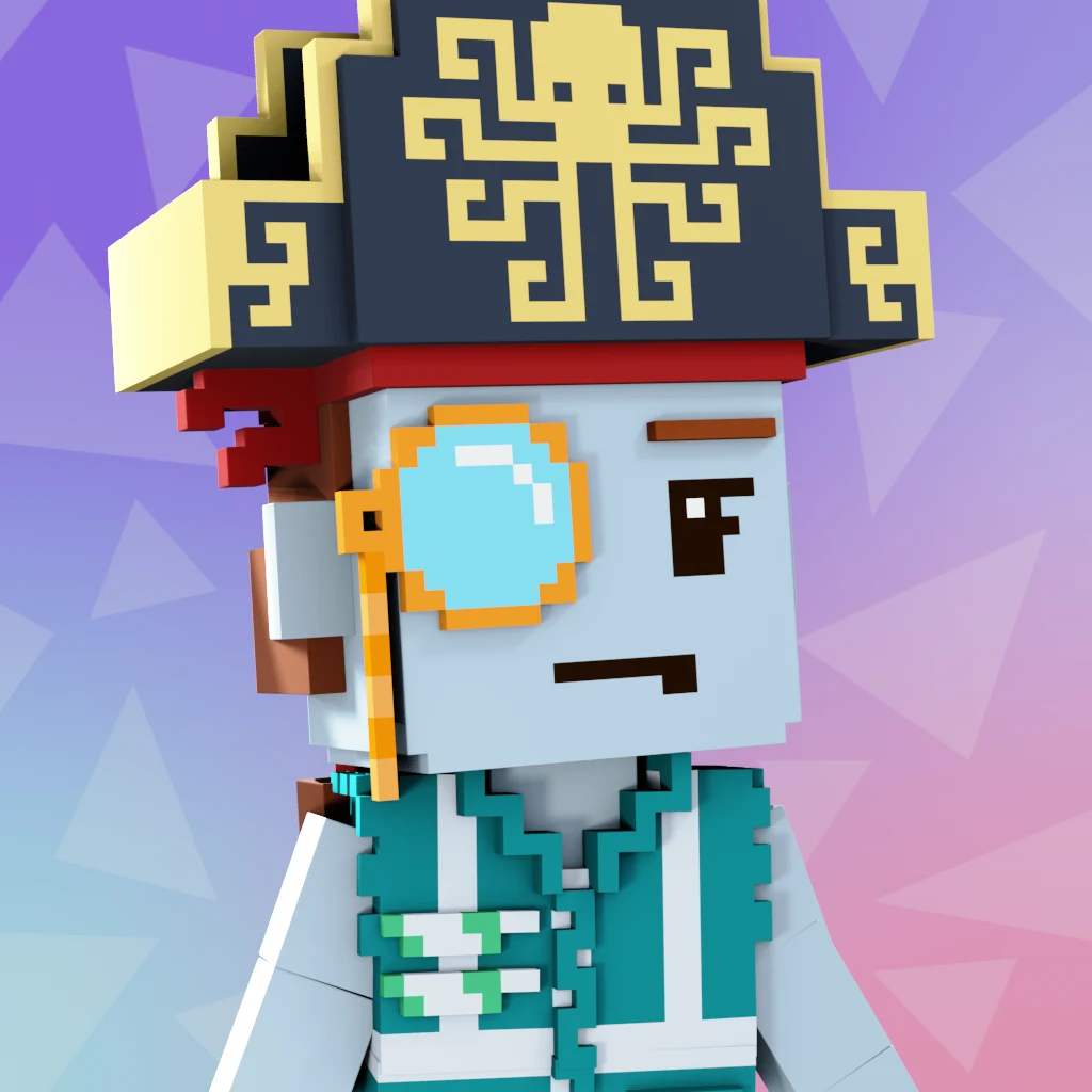 Pirate #6240 voxel render