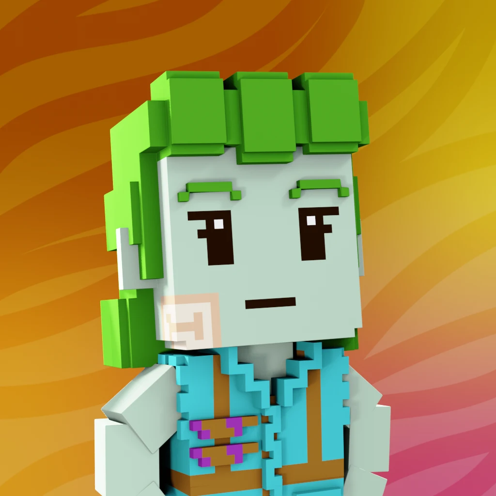 Pirate #6242 voxel render