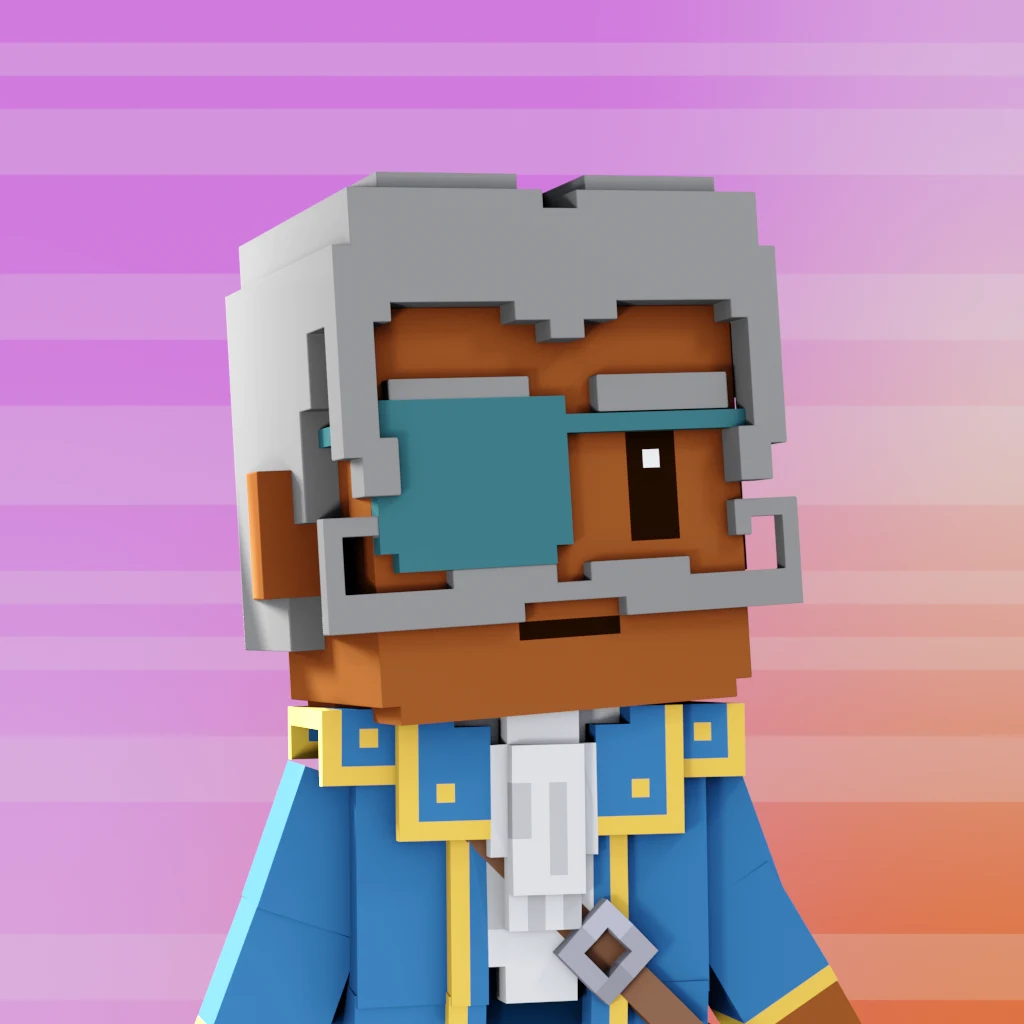 Pirate #6244 voxel render
