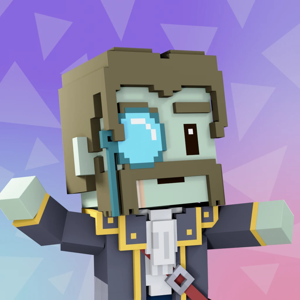 Pirate #6247 voxel render