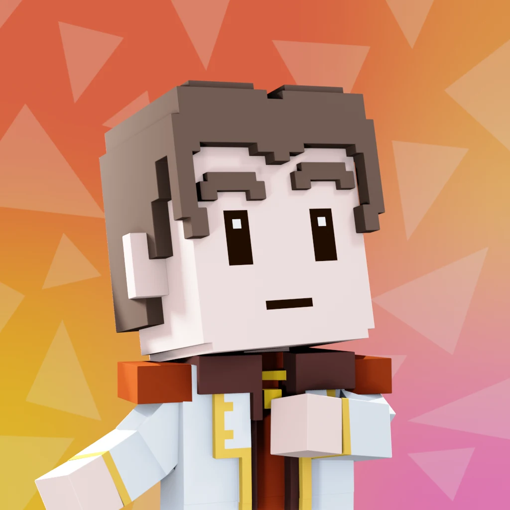 Pirate #625 voxel render