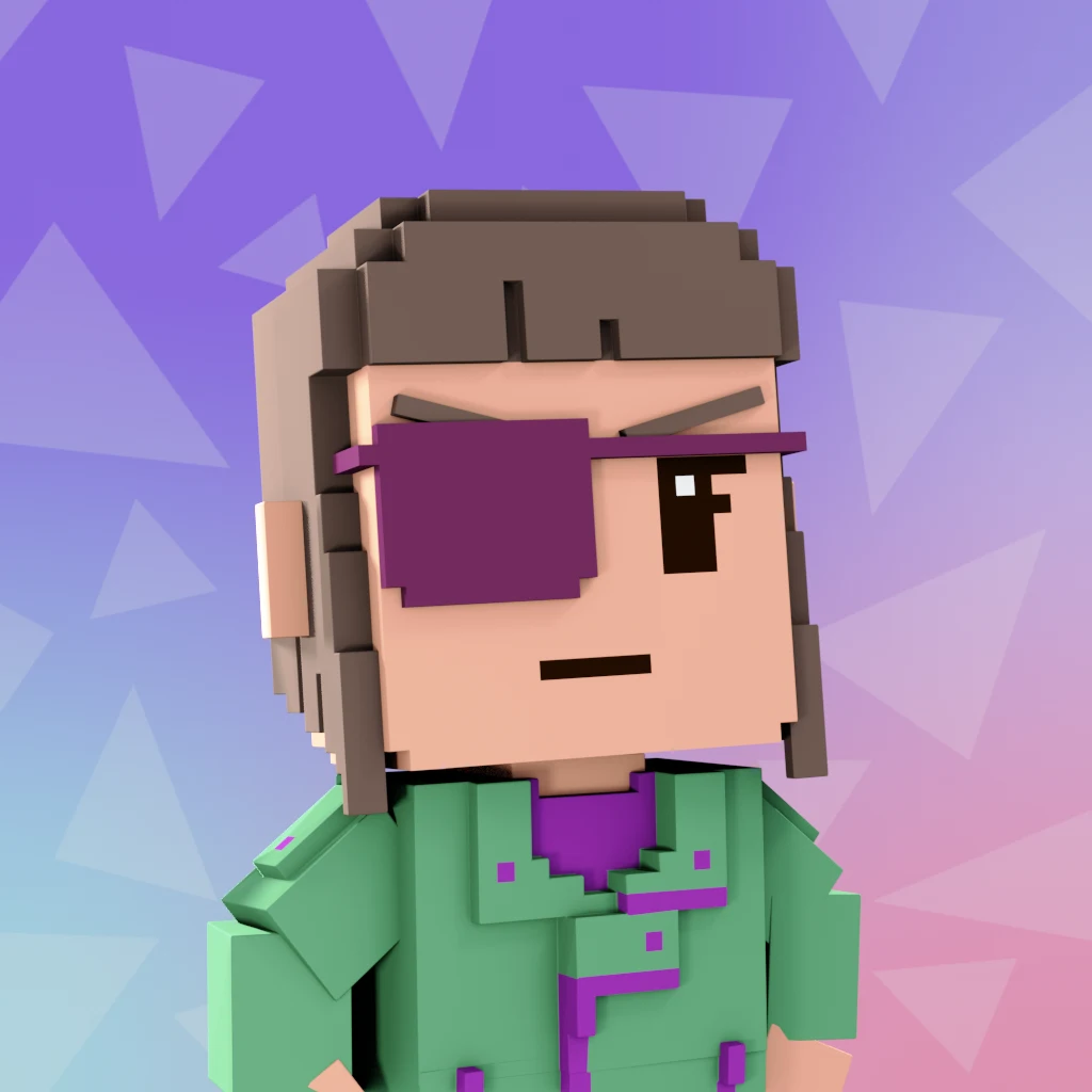 Pirate #6251 voxel render