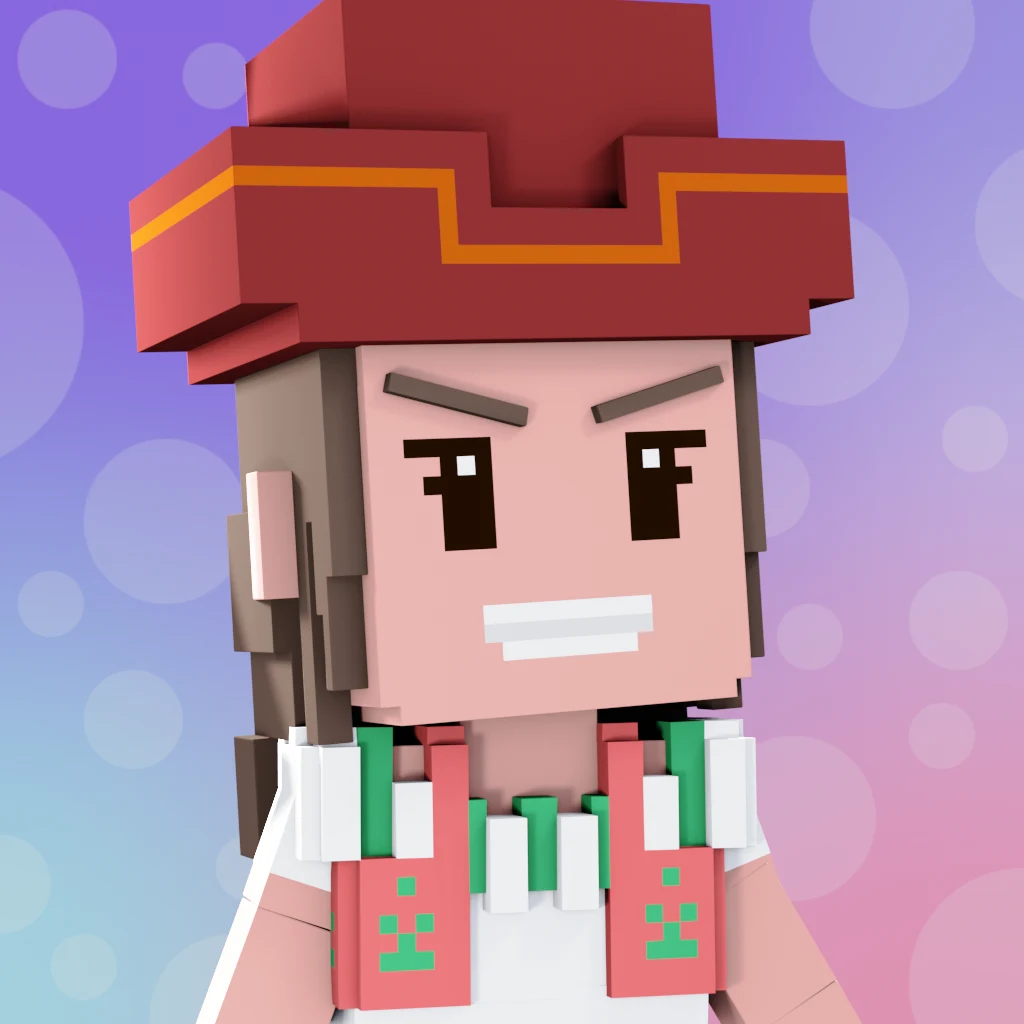Pirate #6252 voxel render