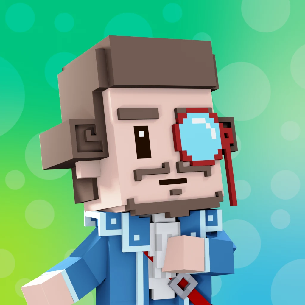 Pirate #6253 voxel render