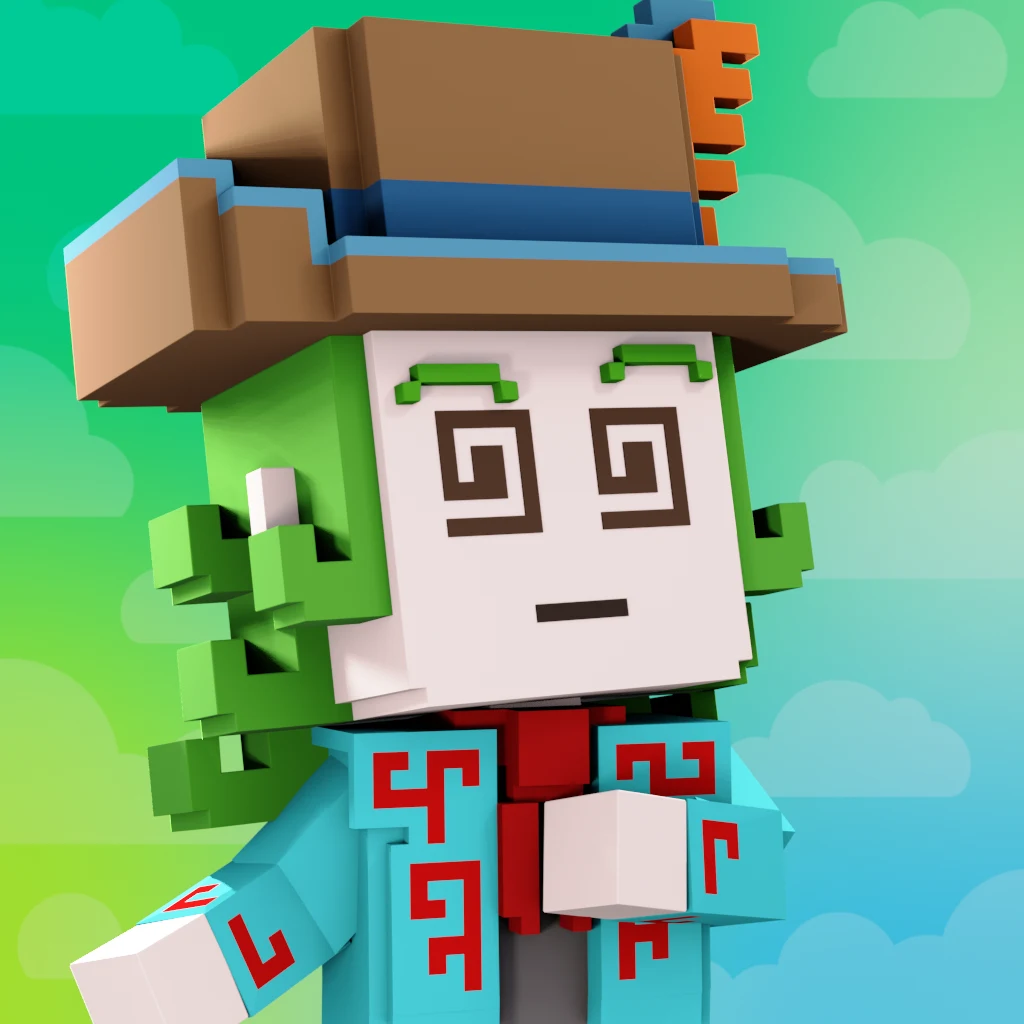 Pirate #6254 voxel render