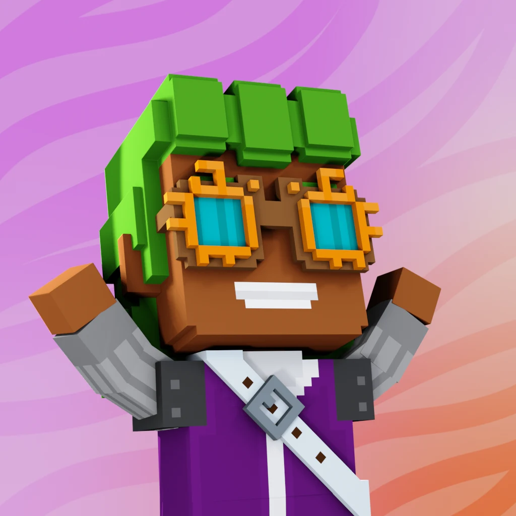 Pirate #6255 voxel render