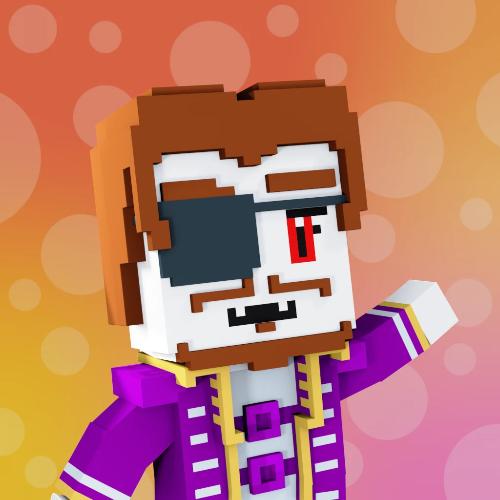 Pirate #6256 voxel render