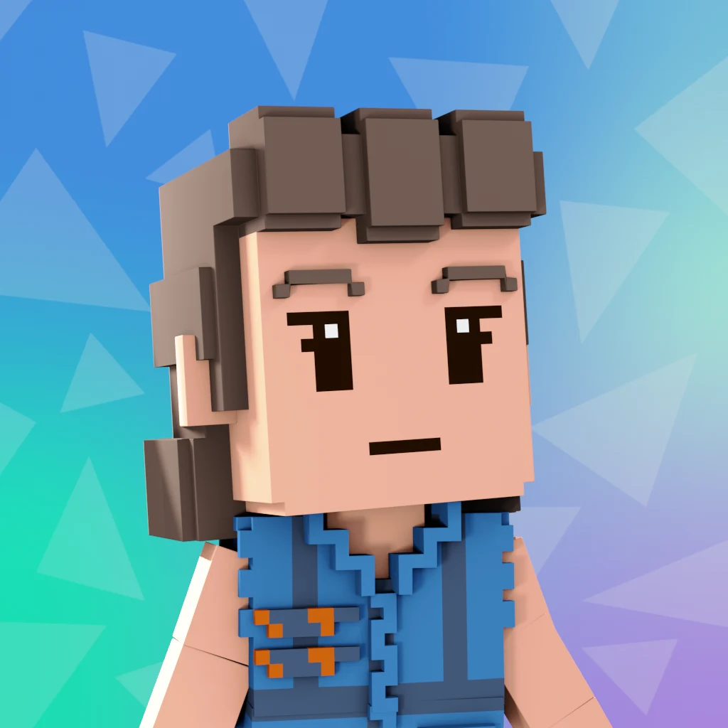 Pirate #6257 voxel render