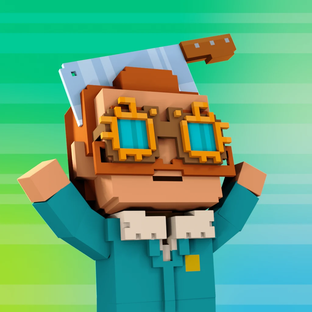 Pirate #6260 voxel render