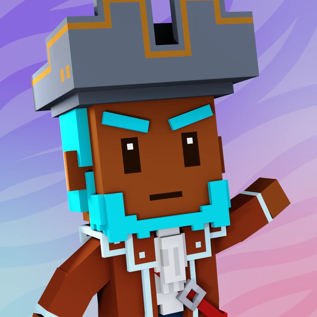 Pirate #6261 voxel render