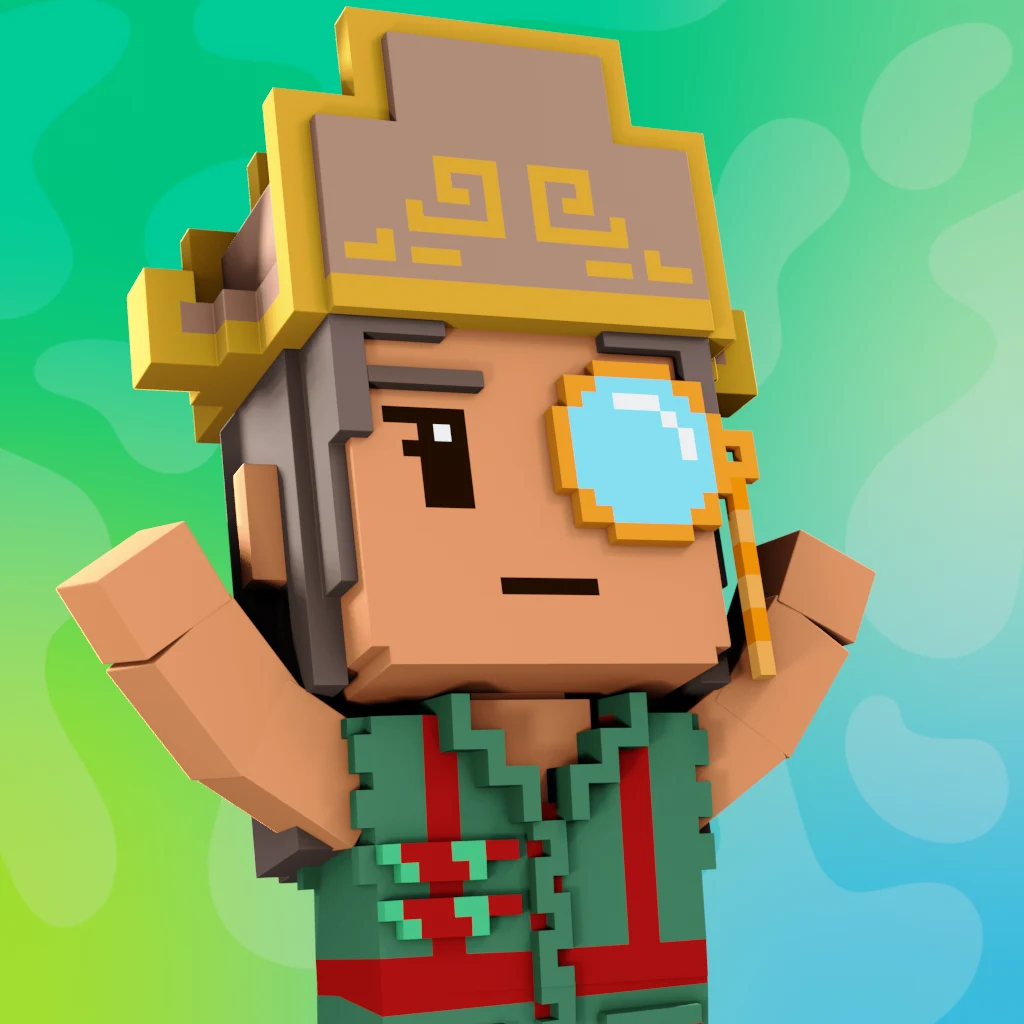 Pirate #6263 voxel render
