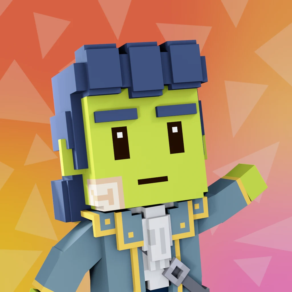 Pirate #6264 voxel render
