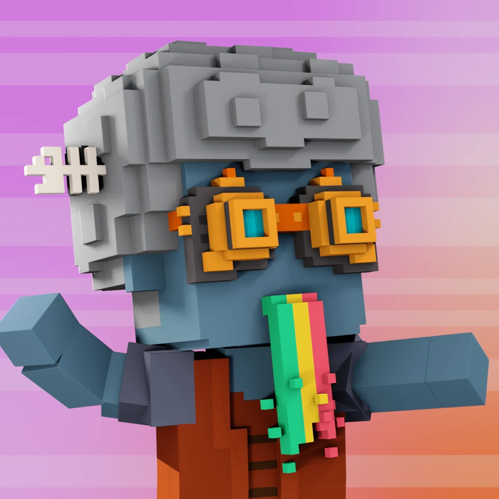 Pirate #6265 voxel render