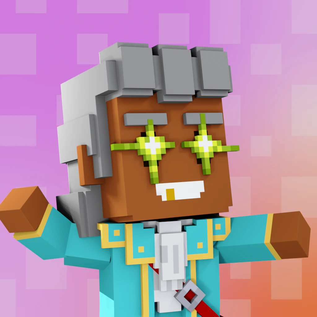 Pirate #6266 voxel render