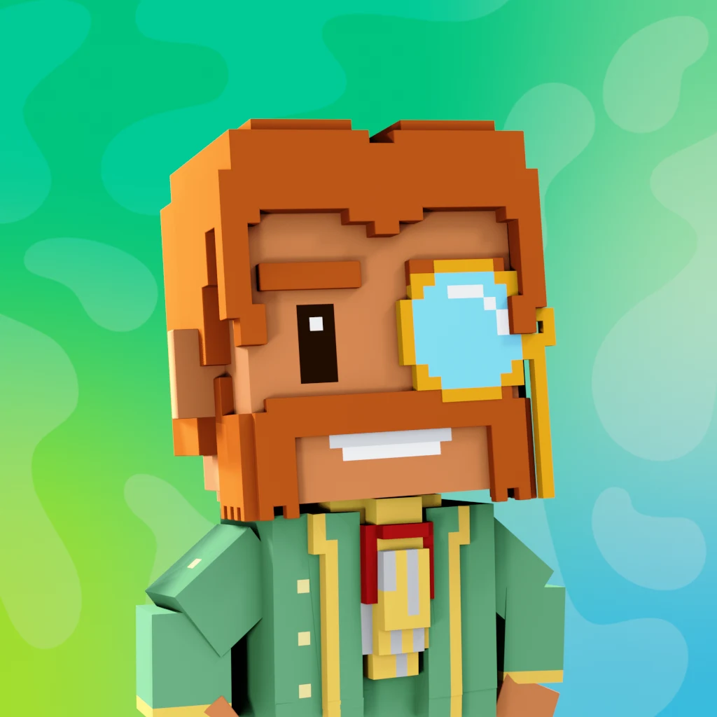 Pirate #6267 voxel render