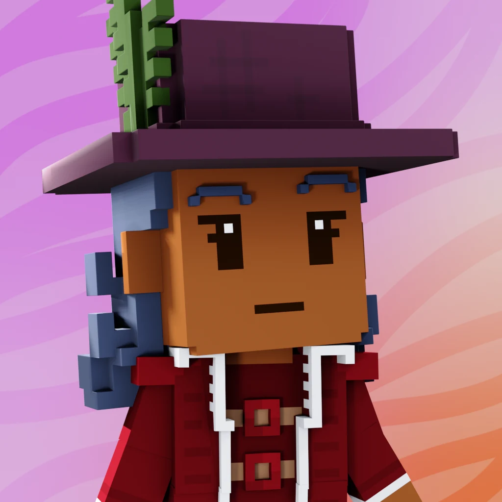 Pirate #627 voxel render