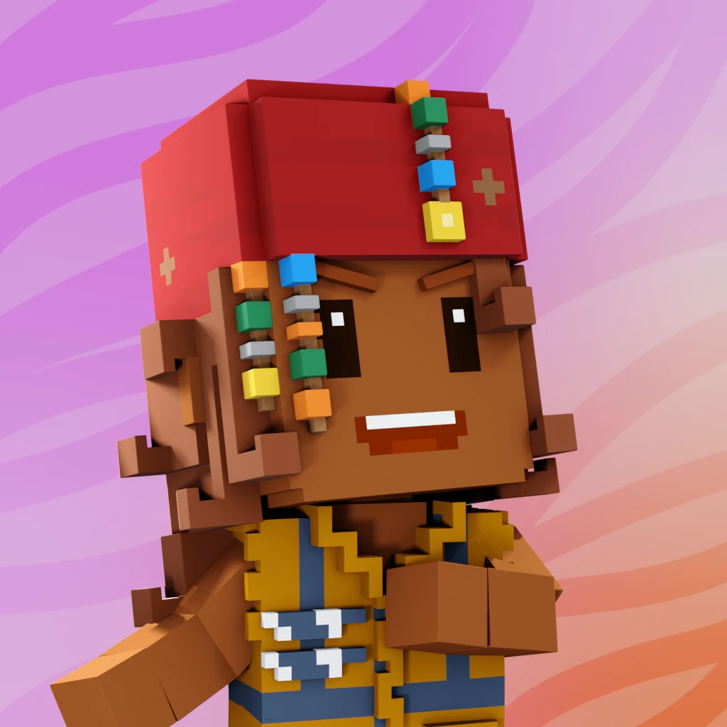 Pirate #6272 voxel render