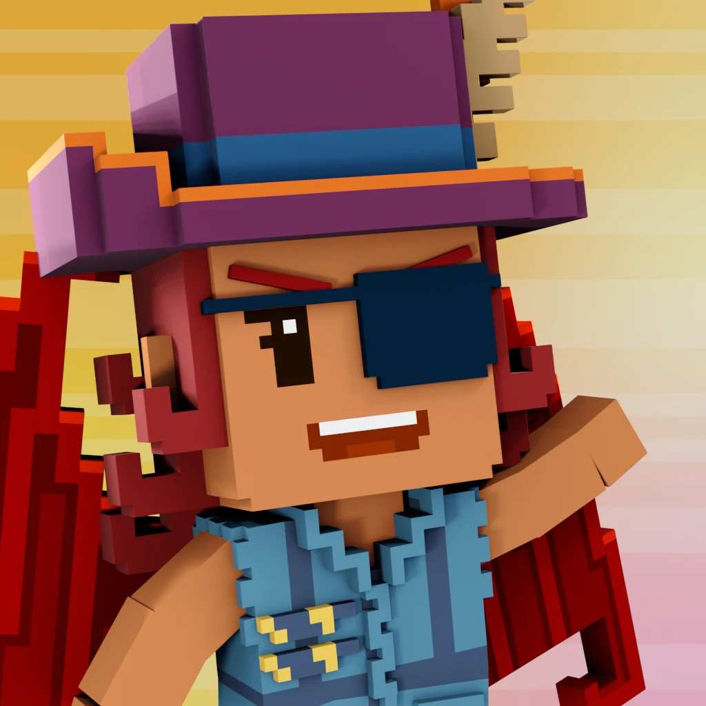Pirate #6275 voxel render