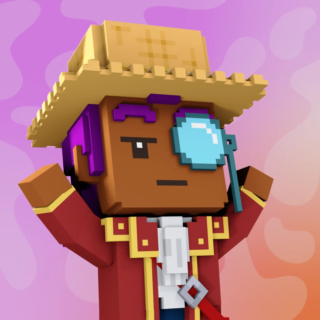 Pirate #6277 voxel render