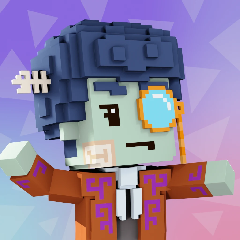 Pirate #6279 voxel render