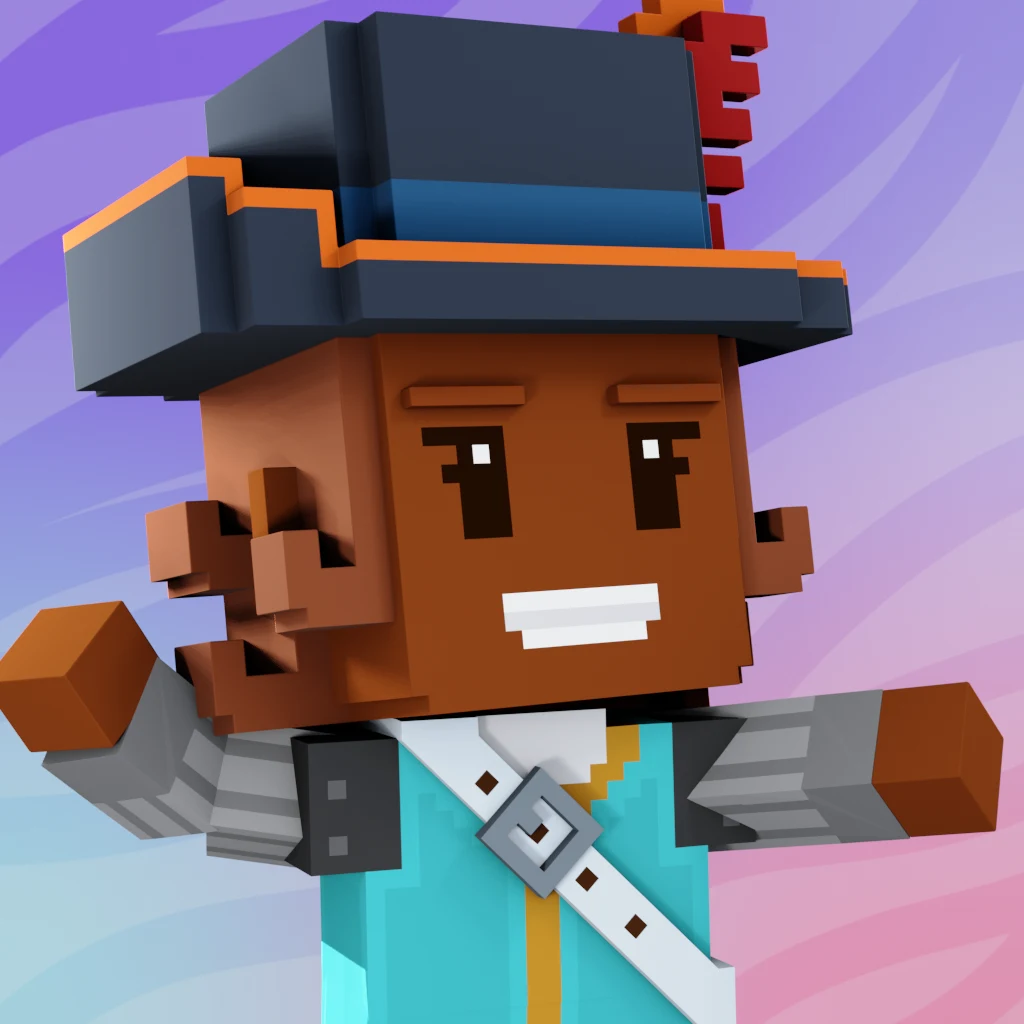 Pirate #6280 voxel render