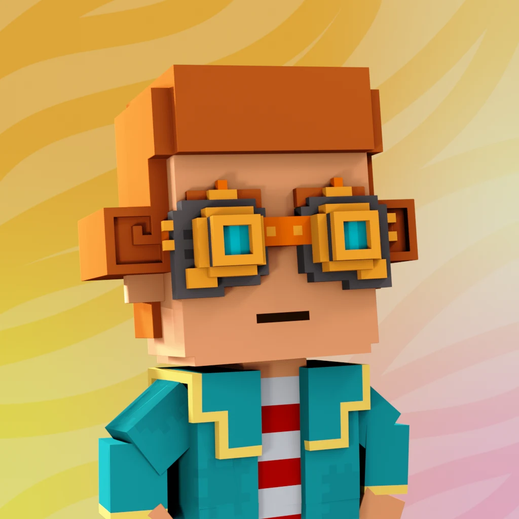 Pirate #6282 voxel render