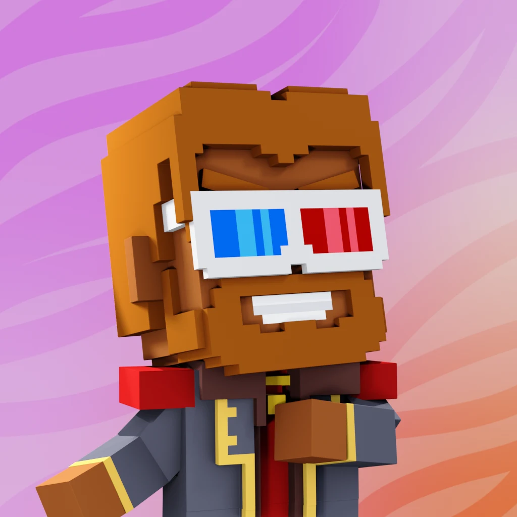 Pirate #6283 voxel render