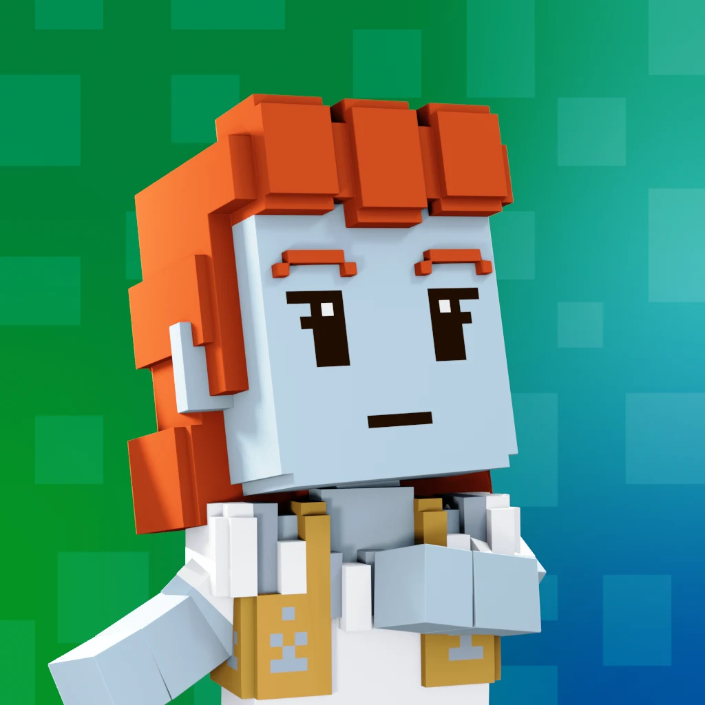 Pirate #6284 voxel render