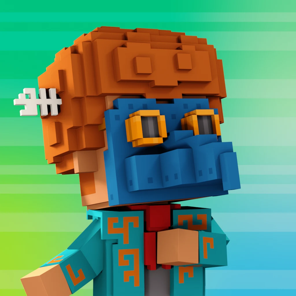 Pirate #6286 voxel render