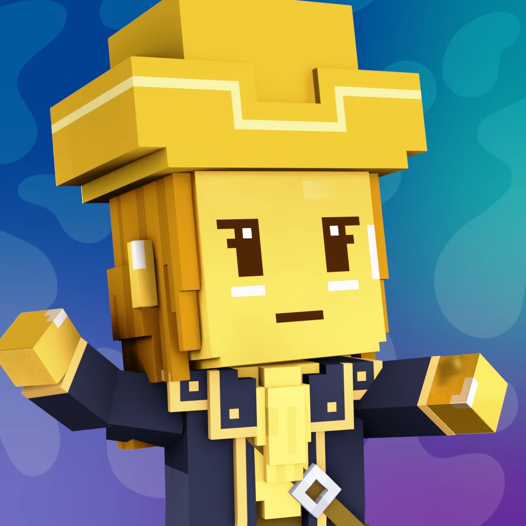 Pirate #6288 voxel render